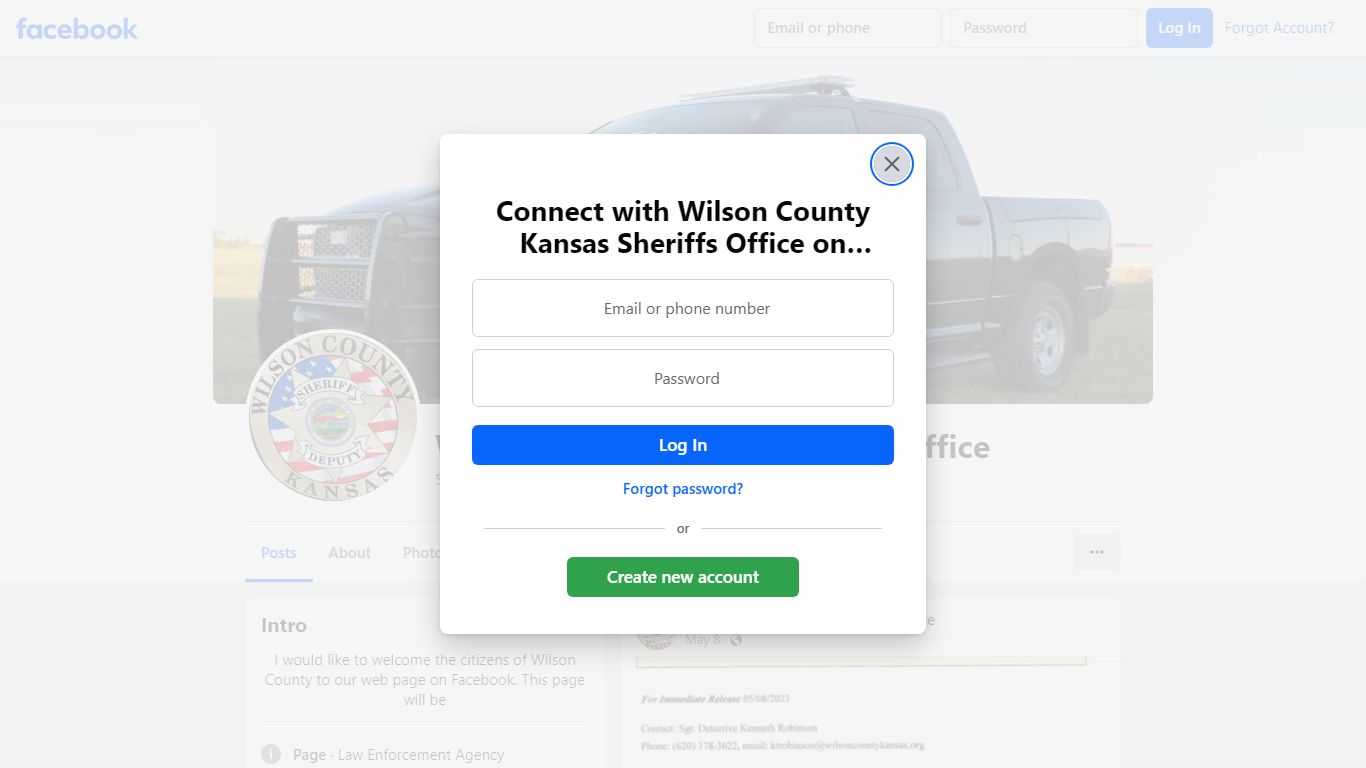 Wilson County Kansas Sheriffs Office | Fredonia KS - Facebook